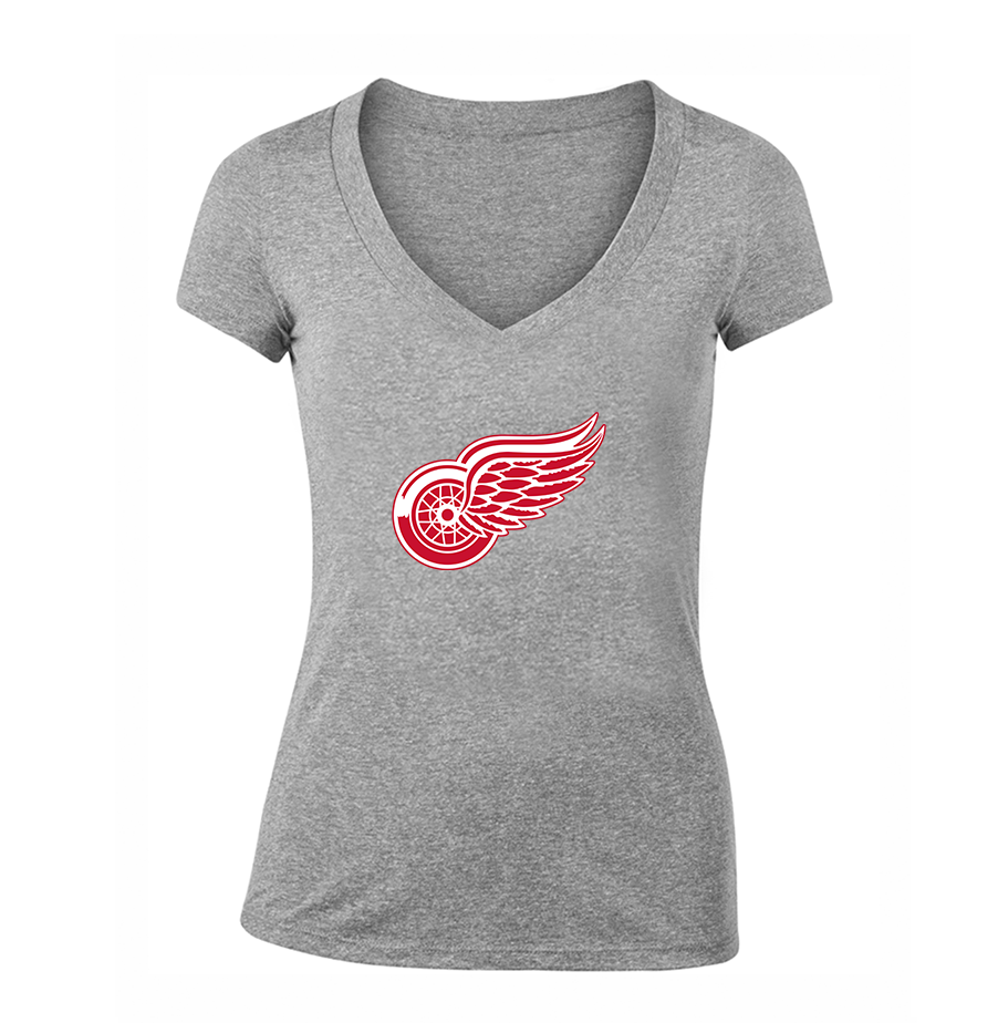 Women's NHL - Detroit Red Wings V-Neck T-Shirt