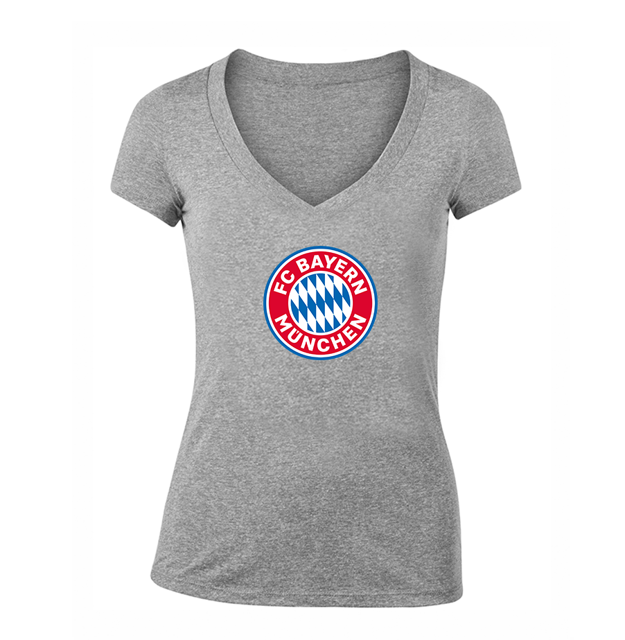 Women's FC Bayern Munich V Neck T-Shirt