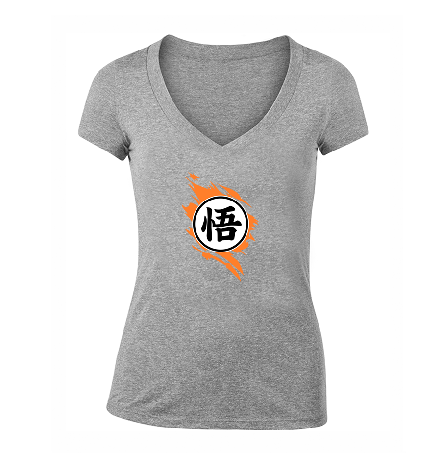 Women's Dragon Ball Z Goku V-Neck T-Shirt