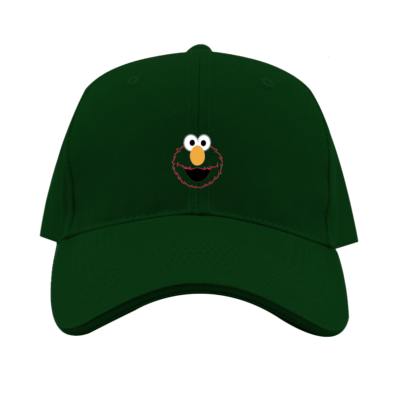 Sesame Street Elmo Face Dad Baseball Cap Hat
