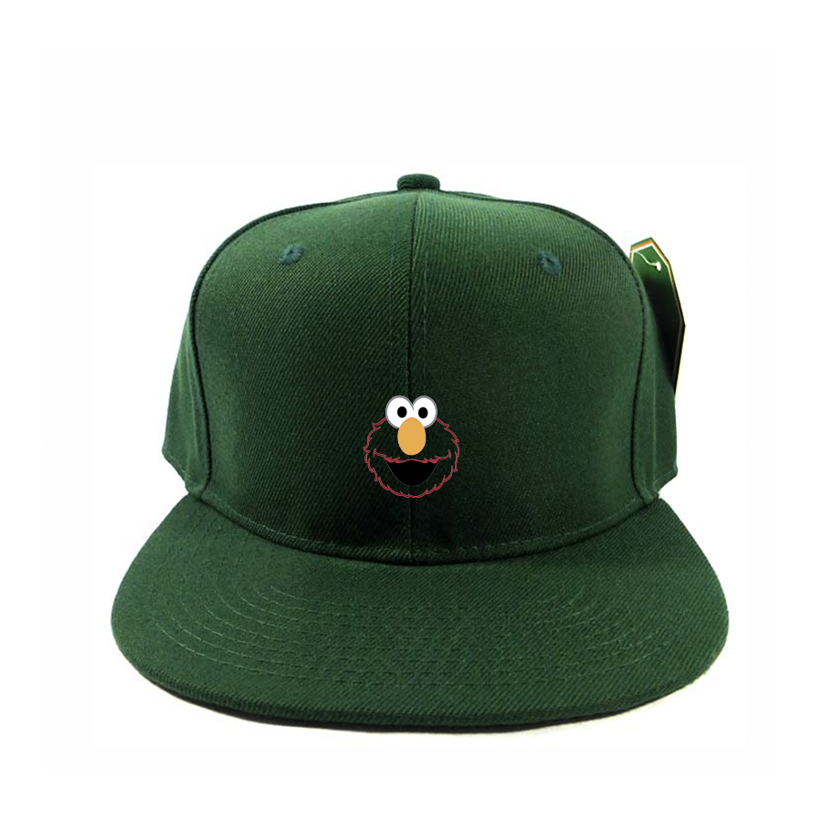 Sesame Street Elmo Face Snapback Hat