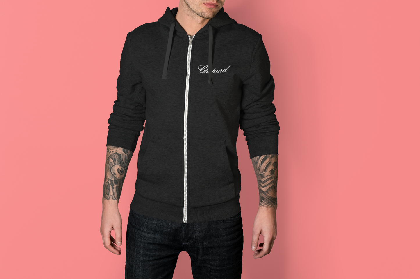 Men's Chopard Gildan Heavy Blend Full-Zip Hooded Sweatshirt