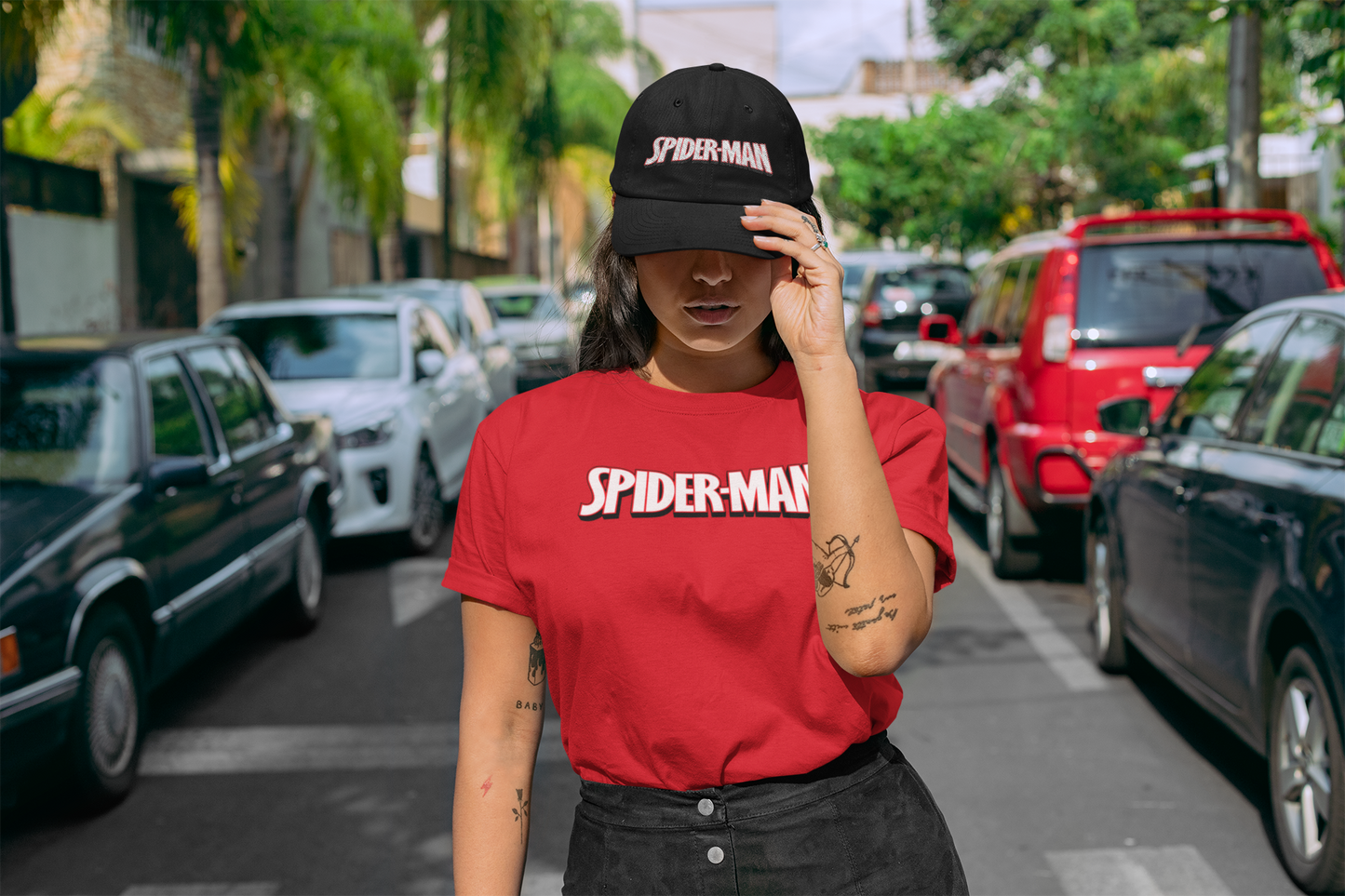 Spider Man Valucap Adult Bio Washed Classic Dad Hat