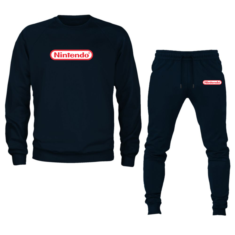 Unisex Nintendo Crewneck Sweatshirt Joggers Suit