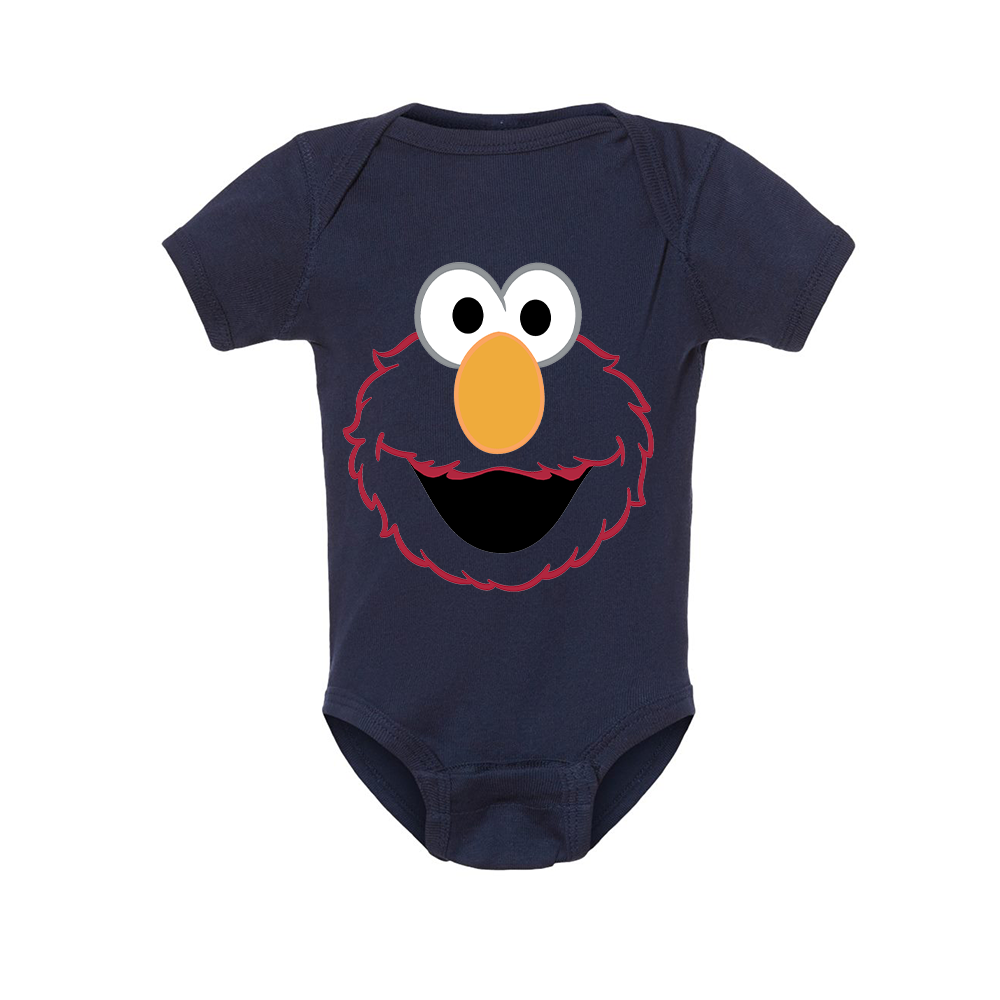 Sesame Street Elmo Face Baby Romper Onesie