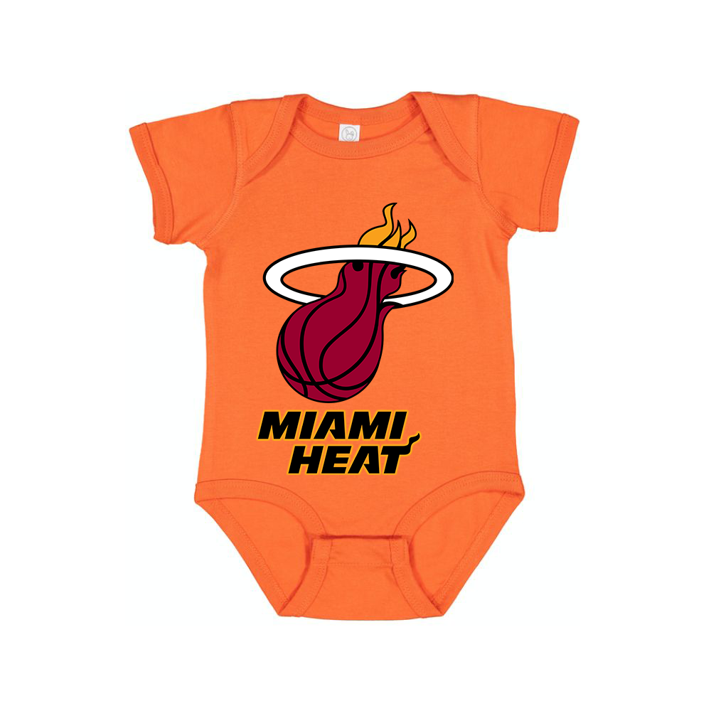 Miami Heat Baby Romper Onesie