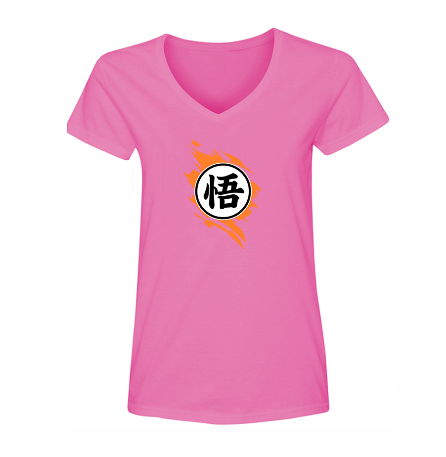Women's Dragon Ball Z Goku V-Neck T-Shirt