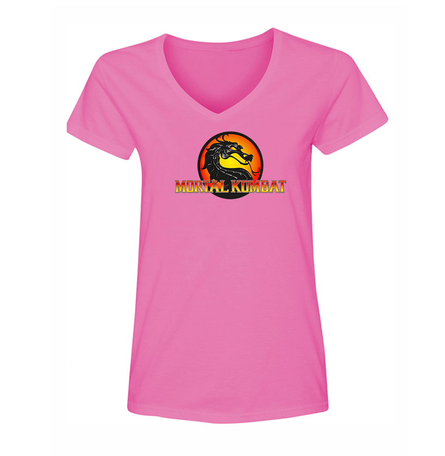 Women's Mortal Kombat V Neck T-Shirt