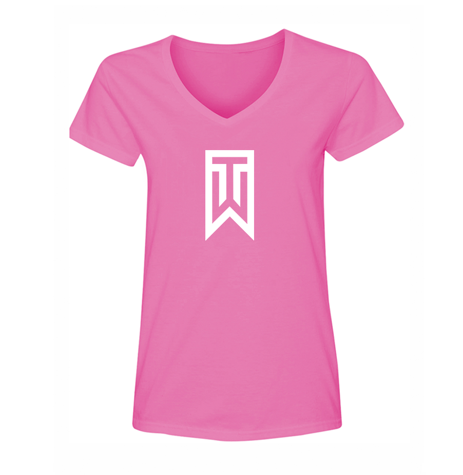 Women's Tiger Woods V Neck T-Shirt