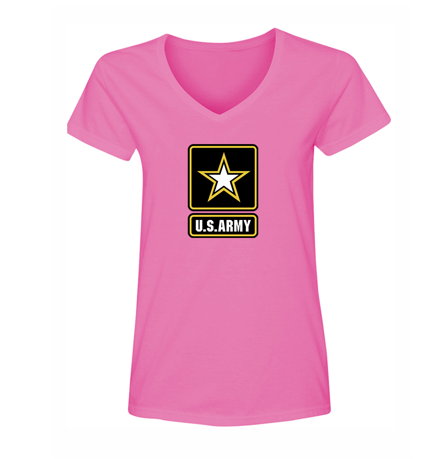 Women's U.S. ARMY V Neck T-Shirt
