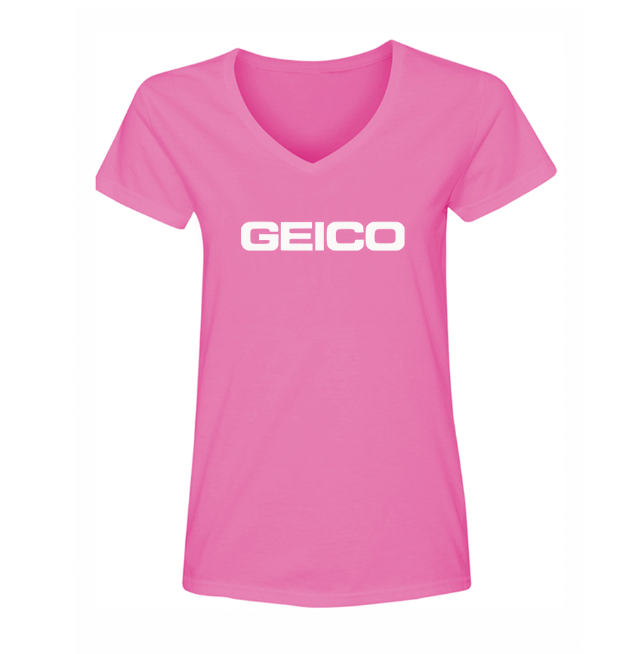 Women's Geico V Neck T-Shirt