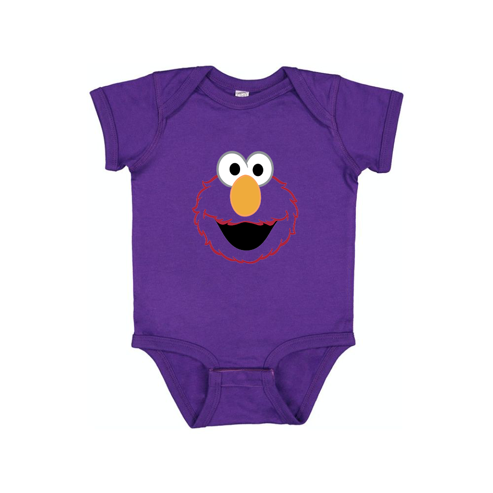 Sesame Street Elmo Face Baby Romper Onesie