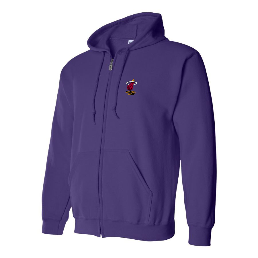 Men's Miami Heat Zipper Hoodie