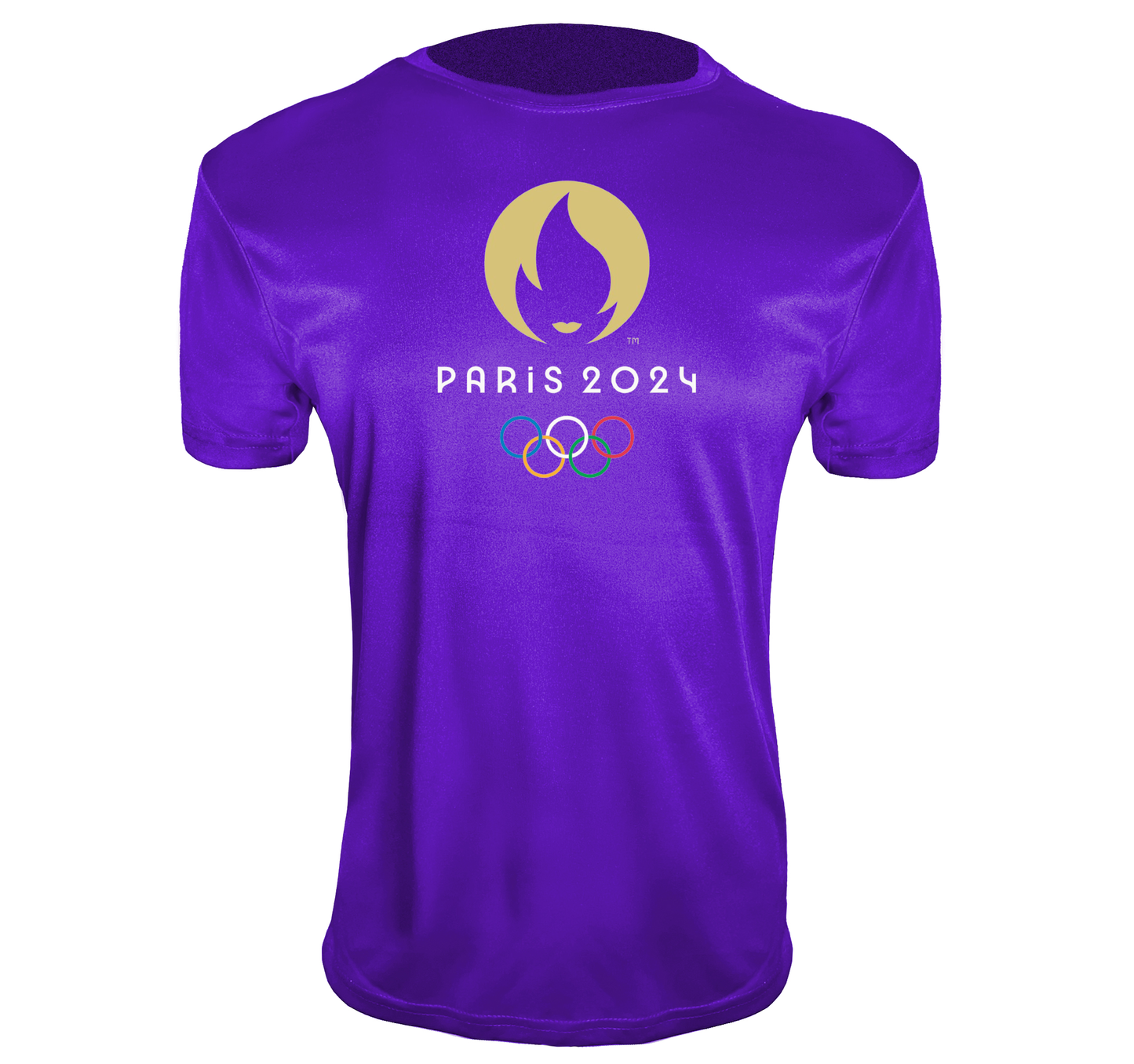 Men's New Olympics 2024 Paris Logo Polyester T-Shirts