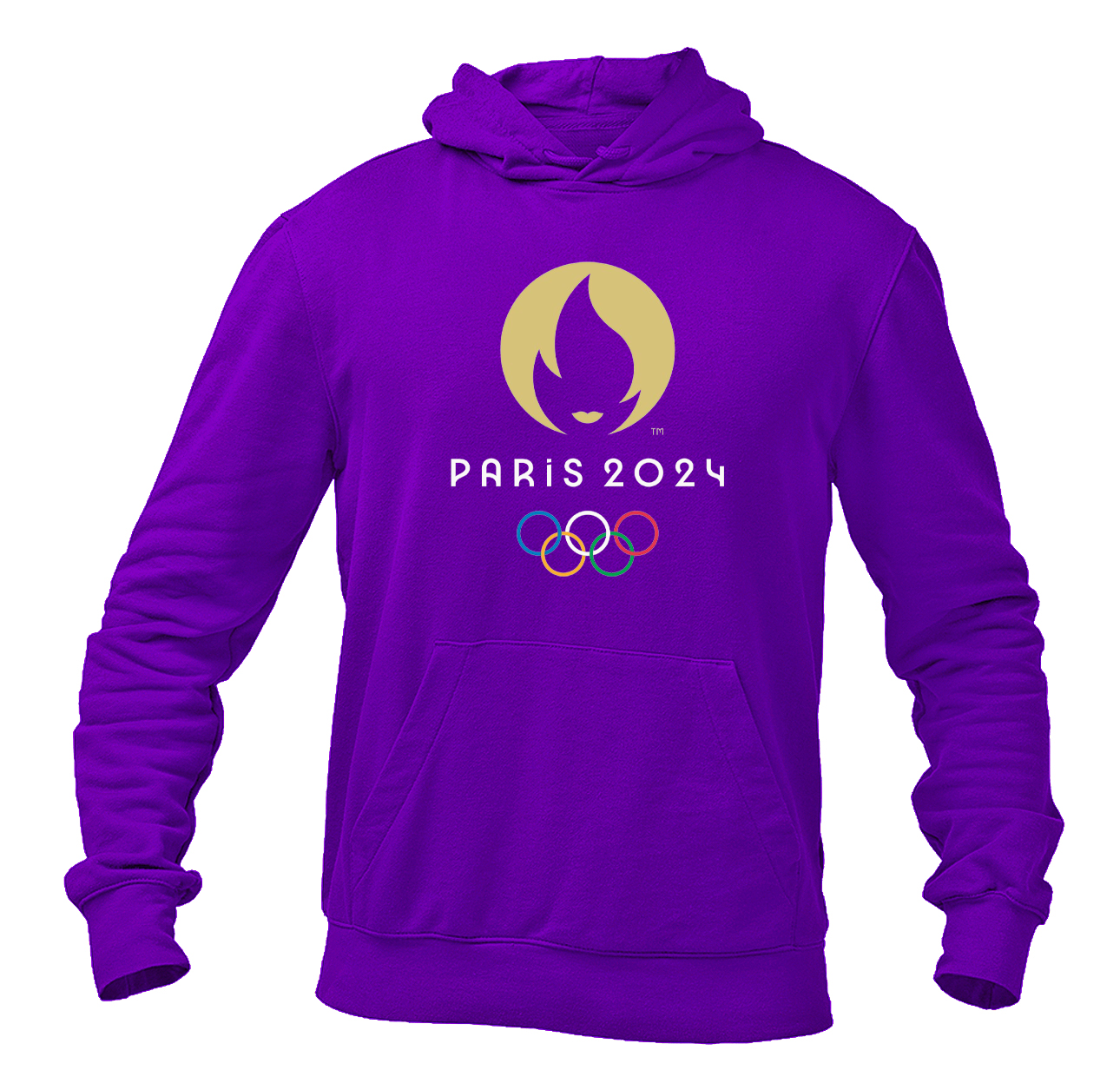 Men's New Olympics 2024 Paris Logo Pullover Hoodie