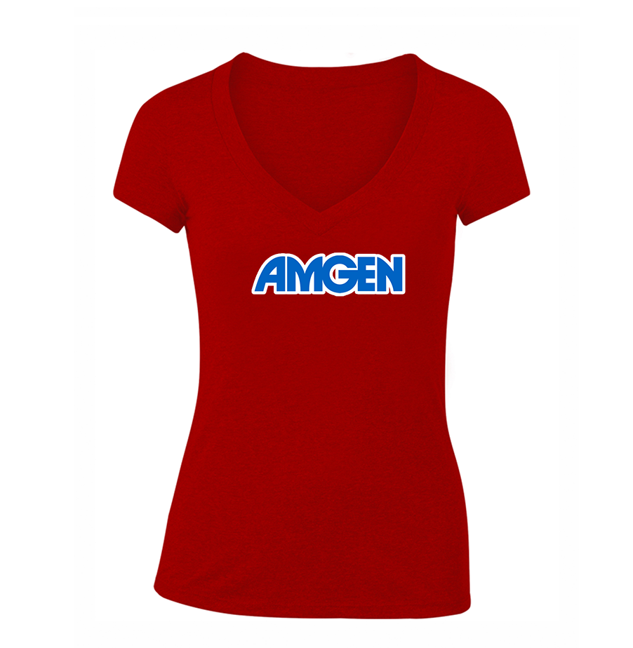 Women's Amgen V-Neck T-Shirt