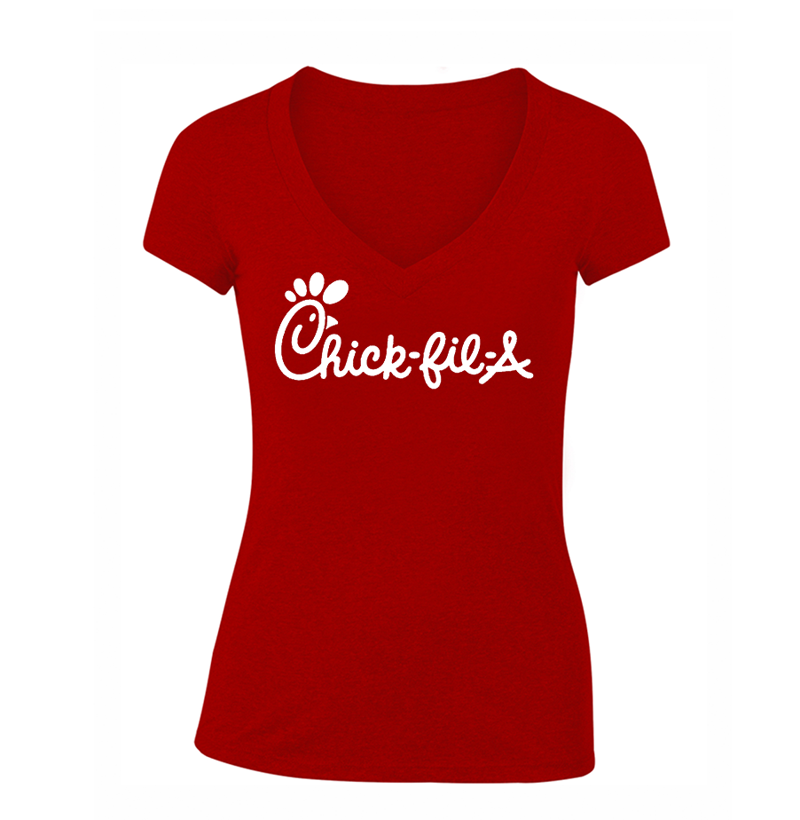 Women's Chick-fil-A V Neck T-Shirt