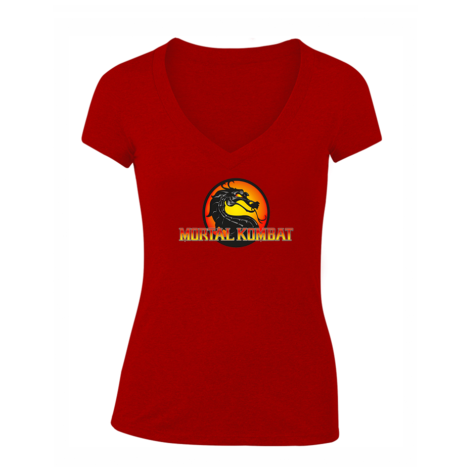 Women's Mortal Kombat V Neck T-Shirt
