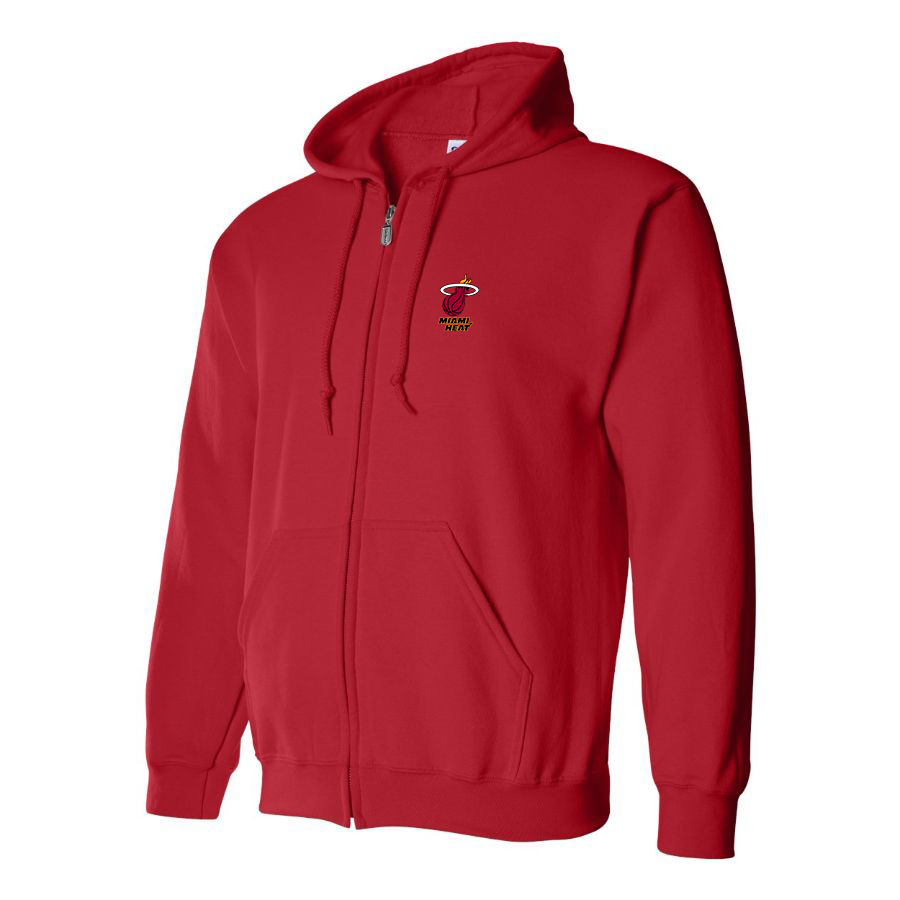 Men's Miami Heat Zipper Hoodie