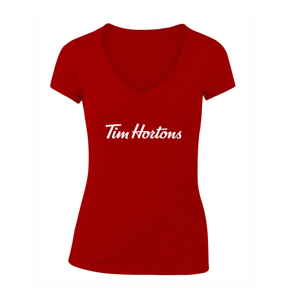 Women's Tim Hortons V Neck T-Shirt
