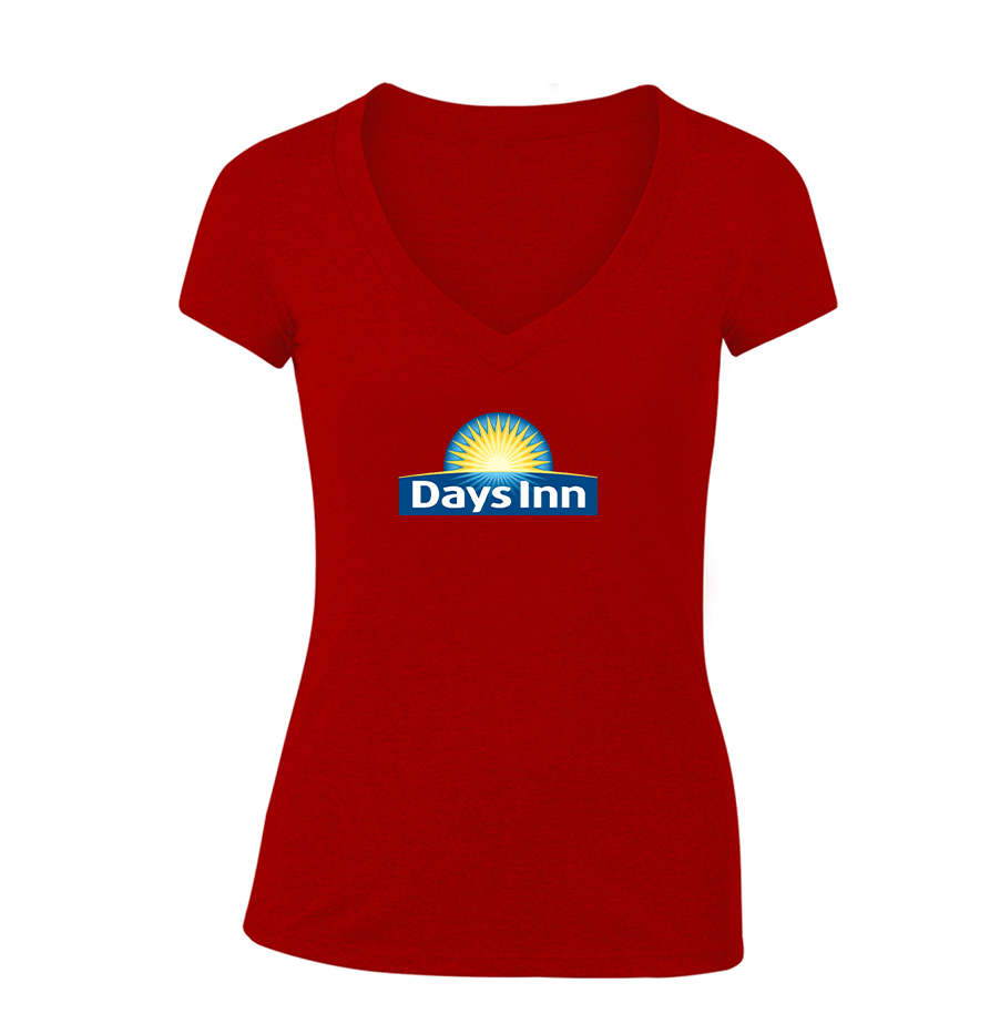 Women's Days Inn V Neck T-Shirt