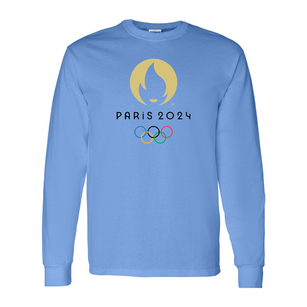 Men's New Olympics 2024 Paris Logo Long sleeves T-Shirt