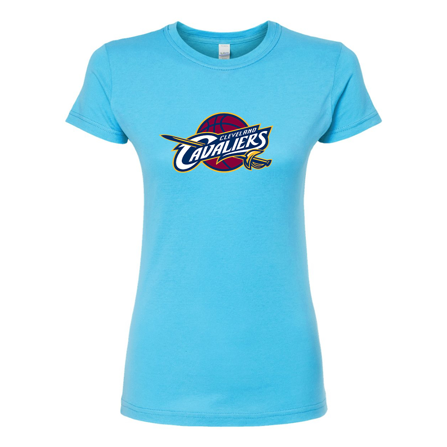 Women's Cleveland Cavaliers Round Neck T-Shirt