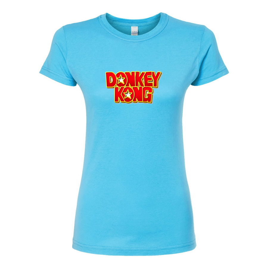 Women's Donkey Kong Round Neck T-Shirt