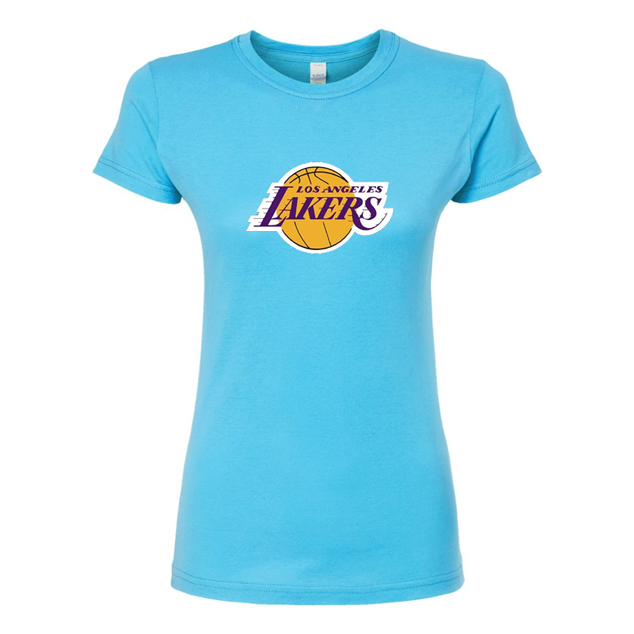 Women's Los Angeles Lakers Round Neck T-Shirt