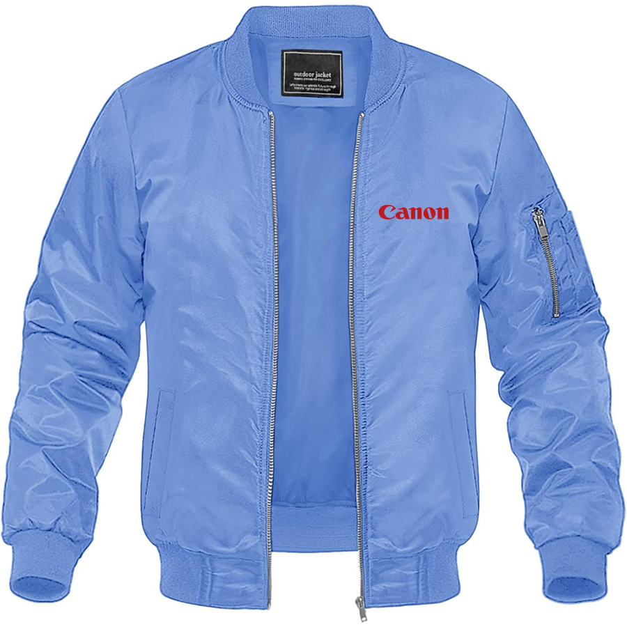 Men's Canon Lightweight Bomber Jacket Windbreaker Softshell Varsity Jacket Coat