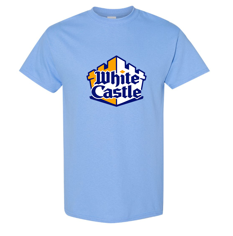 Men's White Castle Cotton T-shirt
