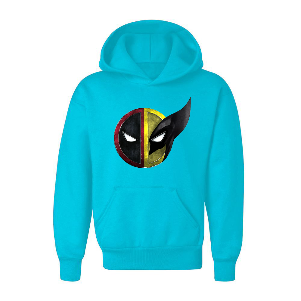 Youth Deadpool & Wolverine Pullover Hoodie