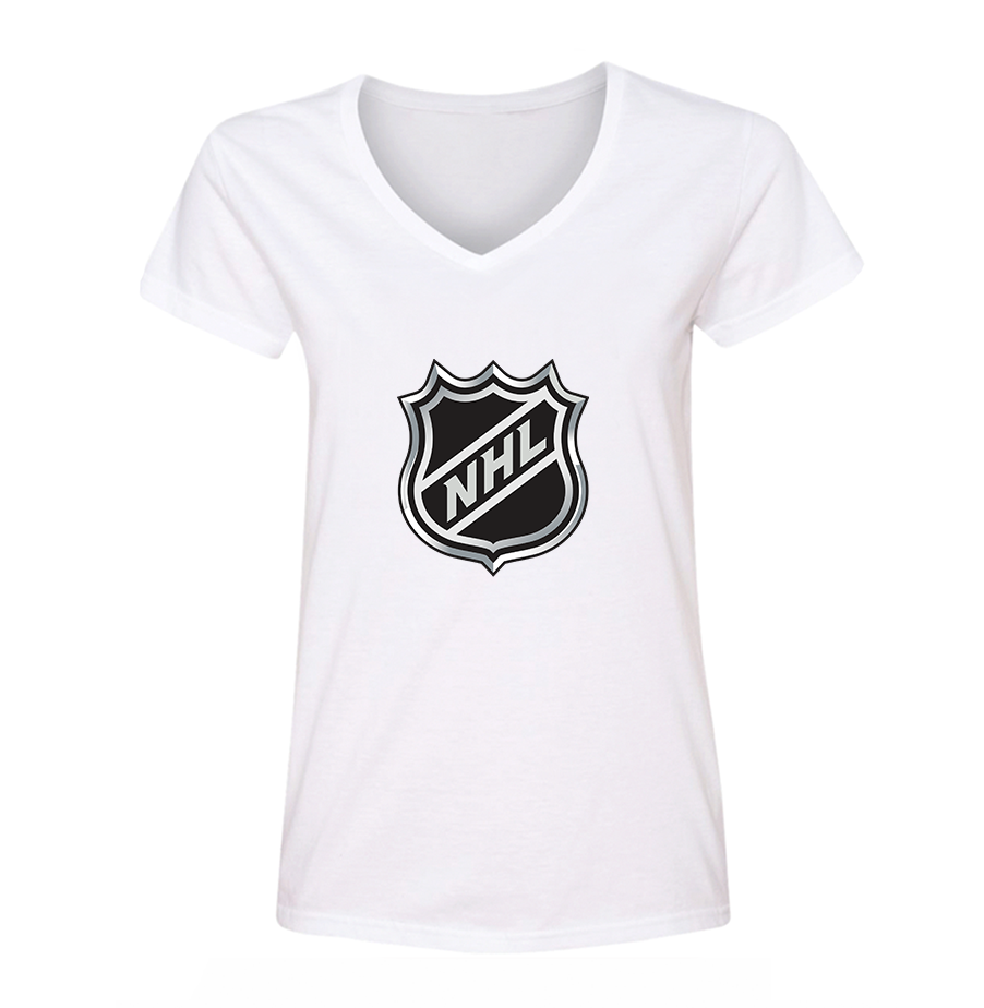 Women's NHL V Neck T-Shirt
