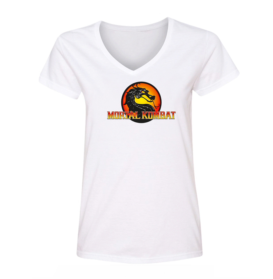 Women's Mortal Kombat V Neck T-Shirt