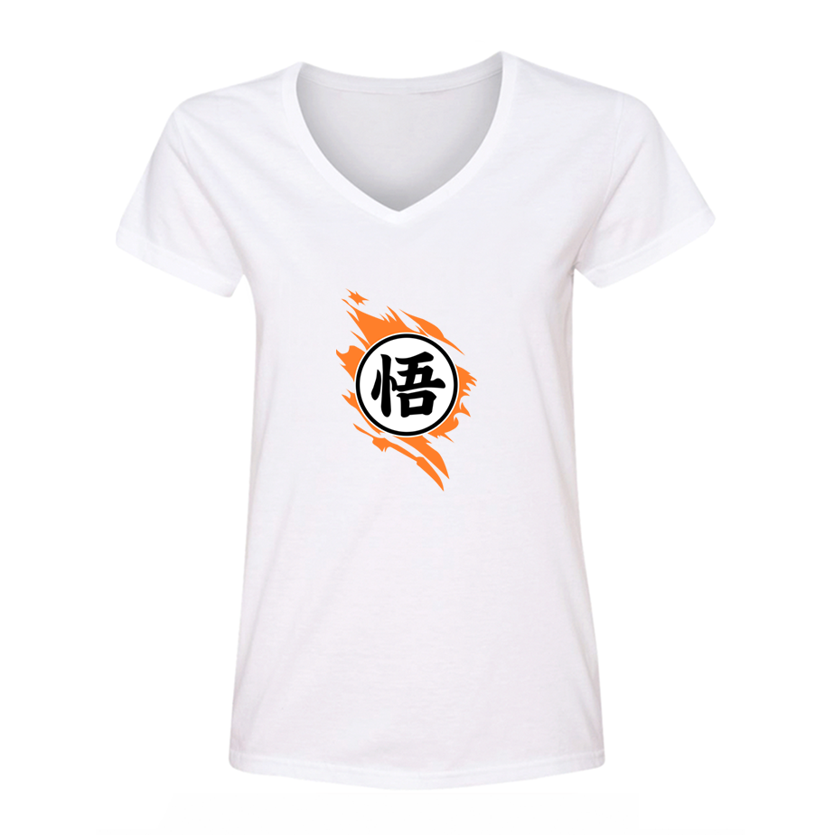 Women's Dragon Ball Z Goku V-Neck T-Shirt