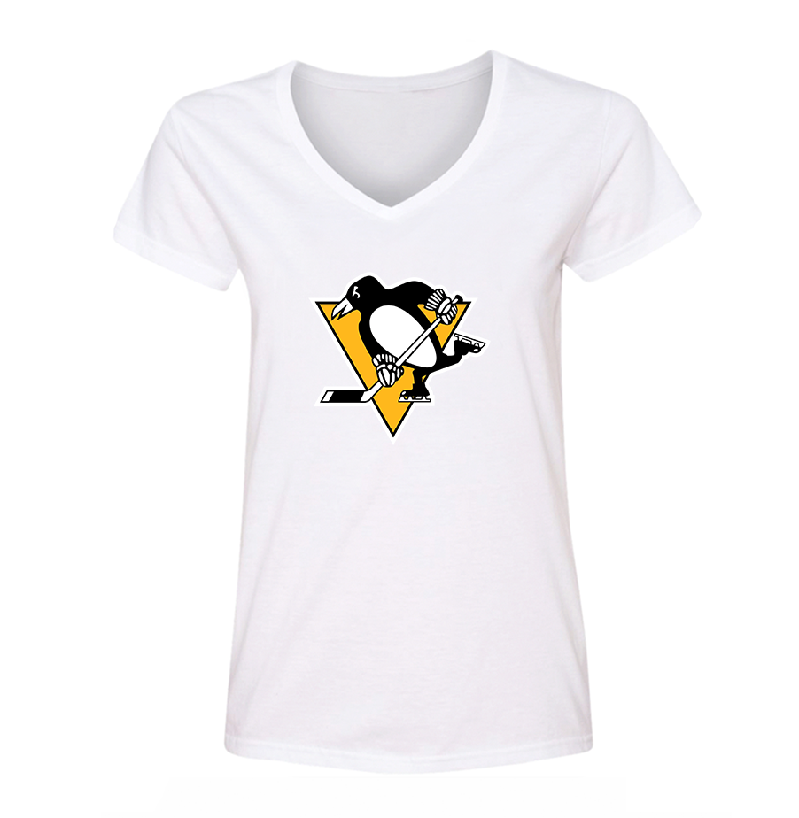 Women's NHL Pittsburgh Penguins V Neck T-Shirt
