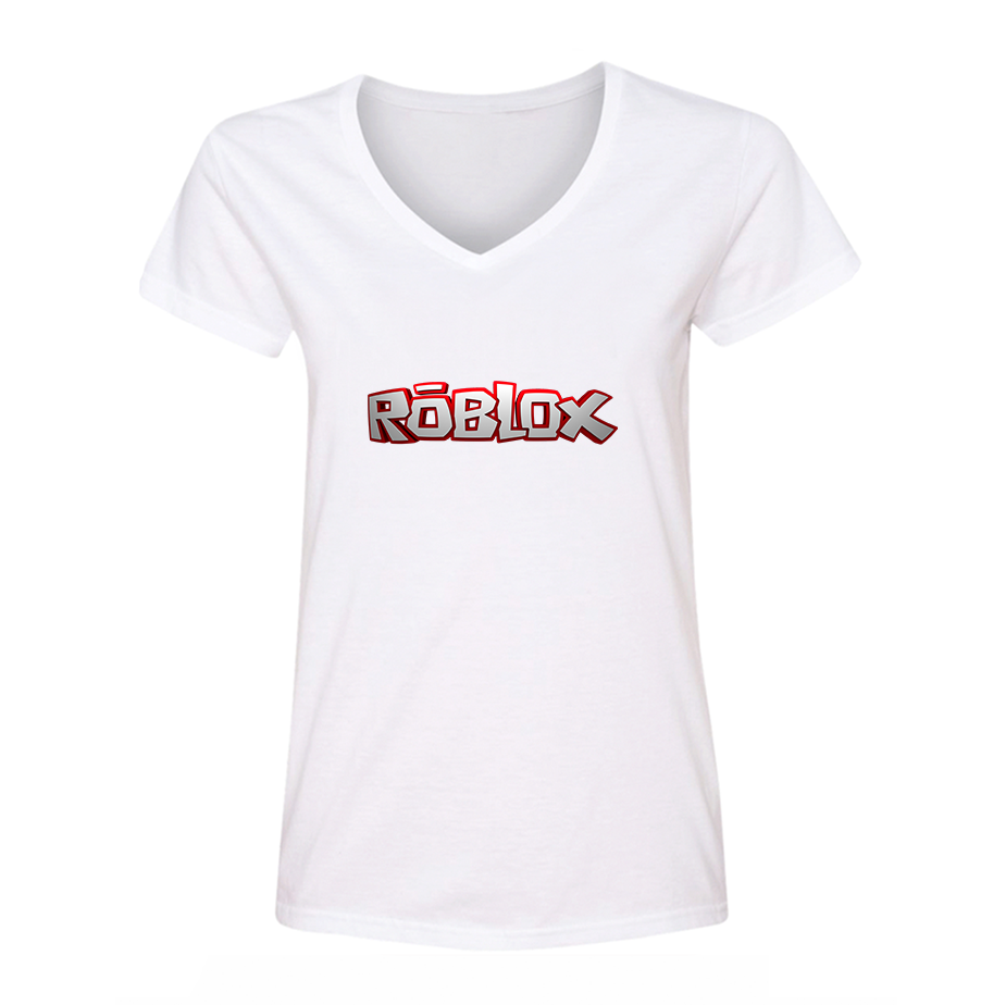 Women's Roblox Game V-Neck T-Shirt