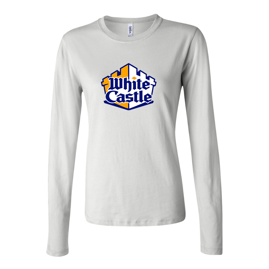 Women's White Castle Long Sleeve T-Shirt