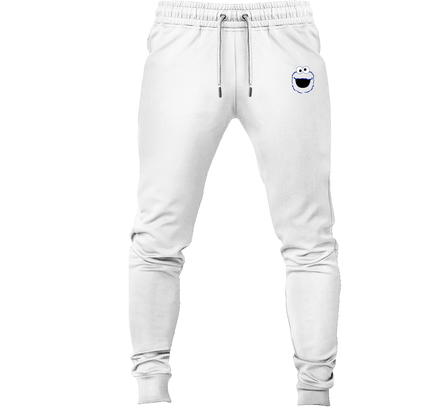 Men's Sesame Street Cookie Monster face Joggers Sweatpants
