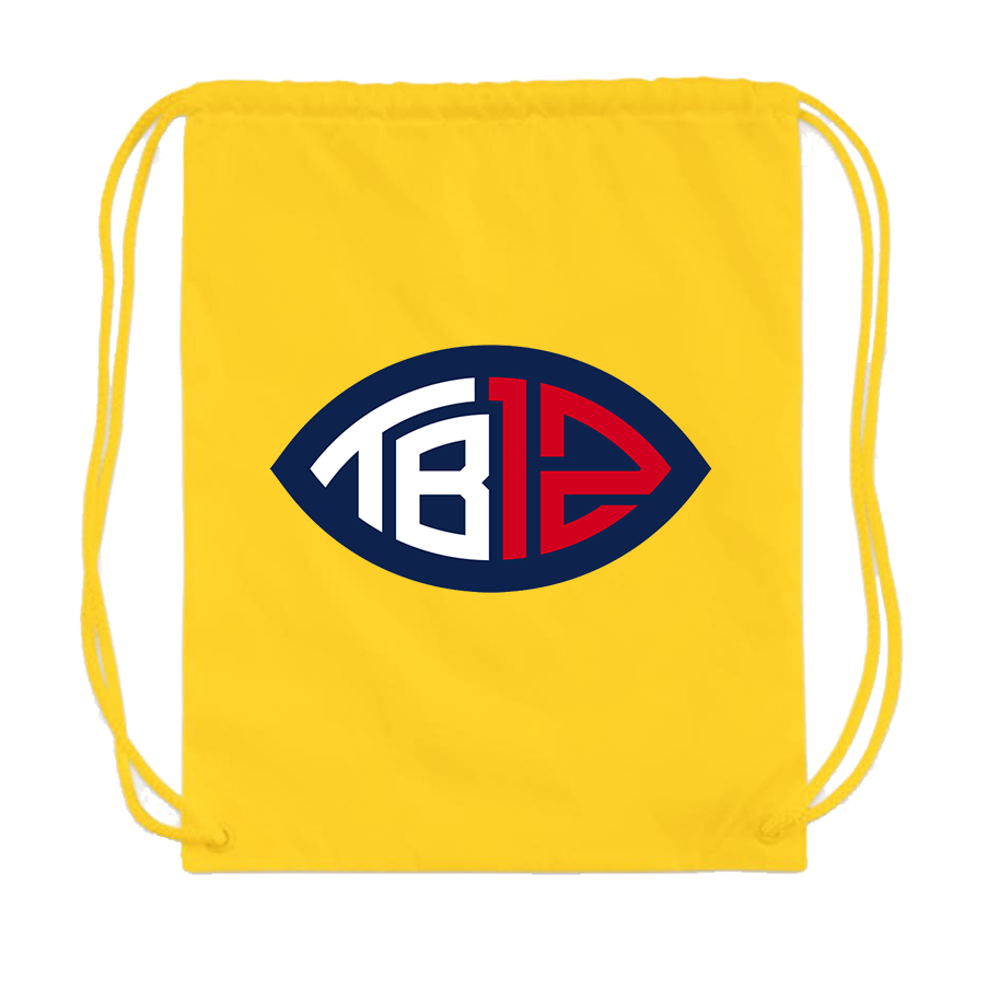 Tom Brady 12 Drawstring Bag