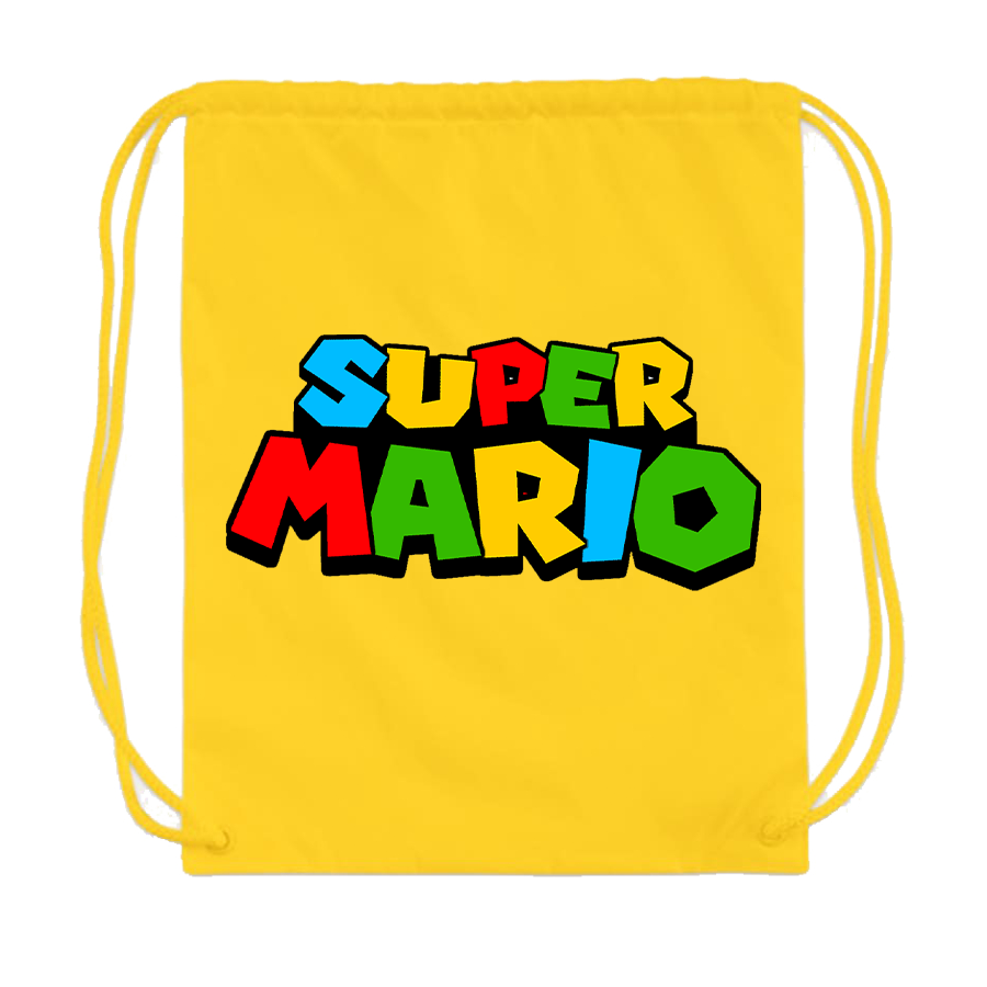 Super Mario Drawstring Bag