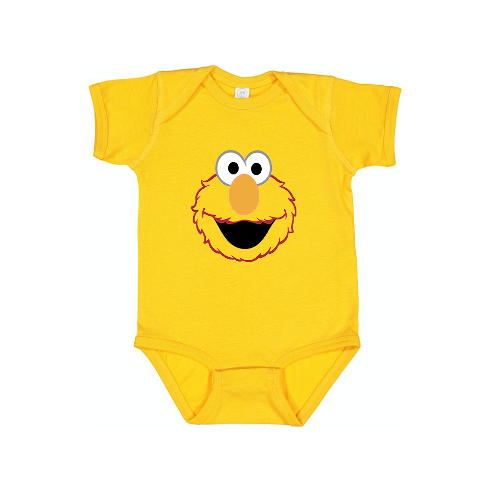 Sesame Street Elmo Face Baby Romper Onesie