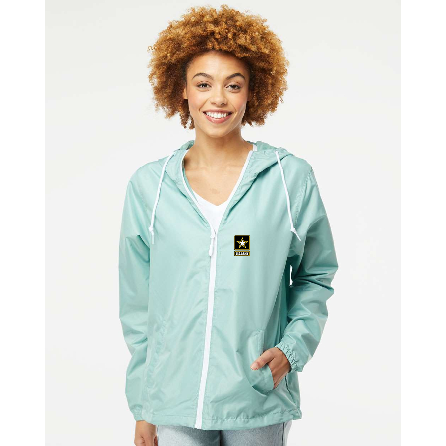 Men's  U.S. ARMY Independent Trading Co Lightweight Windbreaker Full-Zip Jacket