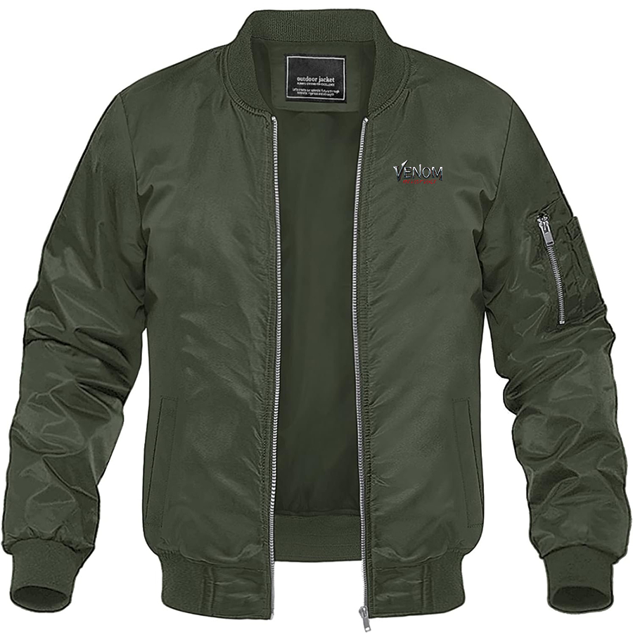 Men's Venom The Last Dance Lightweight Bomber Jacket Windbreaker Softshell Varsity Jacket