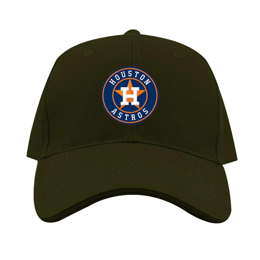 Houston Astros Dad Baseball Cap Hat