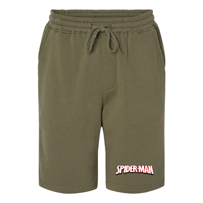Men's Spider Man Independent Trading Co Midweight Fleece Shorts