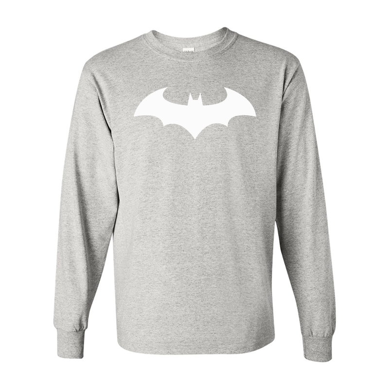 Men's Batman Gildan Heavy Cotton Long Sleeve T-Shirt