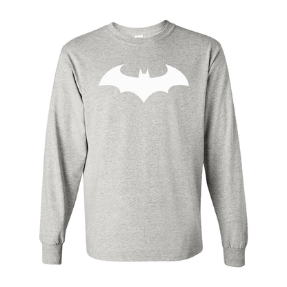 Men's Batman Gildan Heavy Cotton Long Sleeve T-Shirt