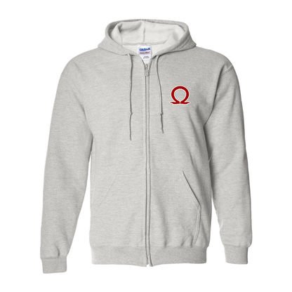 Men's God Of War Gildan Heavy Blend Full-Zip Hooded Sweatshirt