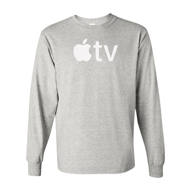 Men's Apple TV  Gildan Heavy Cotton Long Sleeve T-Shirt